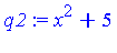 x^2+5