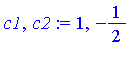 1, -1/2