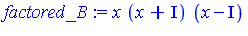 x*(x+I)*(x-I)