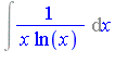 Int(1/(x*ln(x)), x)