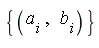 {a[i], b[i]}