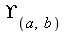 Upsilon[a, b]
