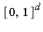 ([0, 1])^d