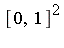 ([0, 1])^2