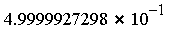 `*`(4.9999927298, `^`(10, -1))