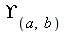 Upsilon[a, b]