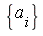 {a[i]}