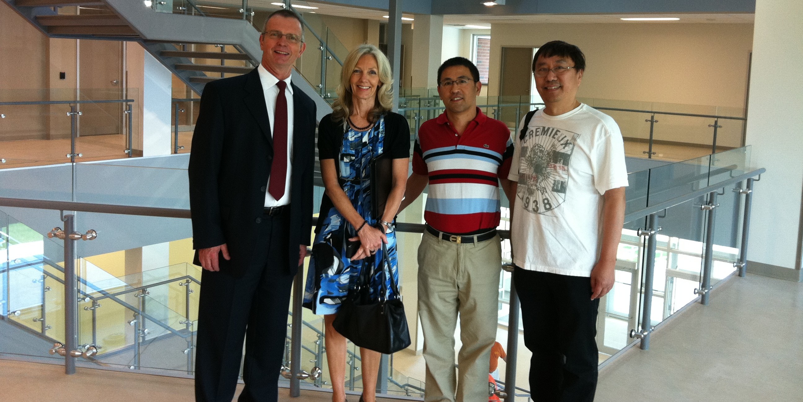 Dean Ian Goulden, Vice President Linda Kieswetter, Jimin Liu, Ming Li