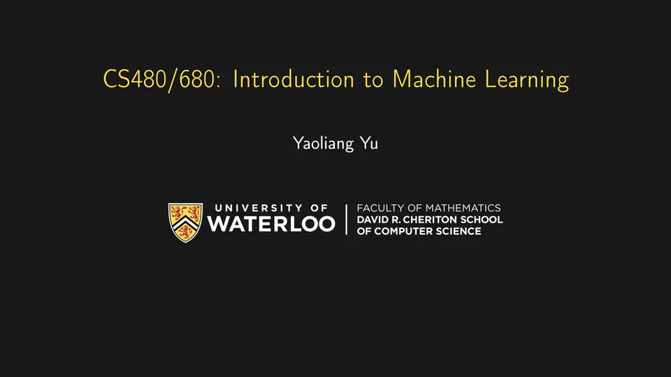 Introduction to Machine Learning